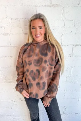 Project Social Leopard Tie Dye Hoodie