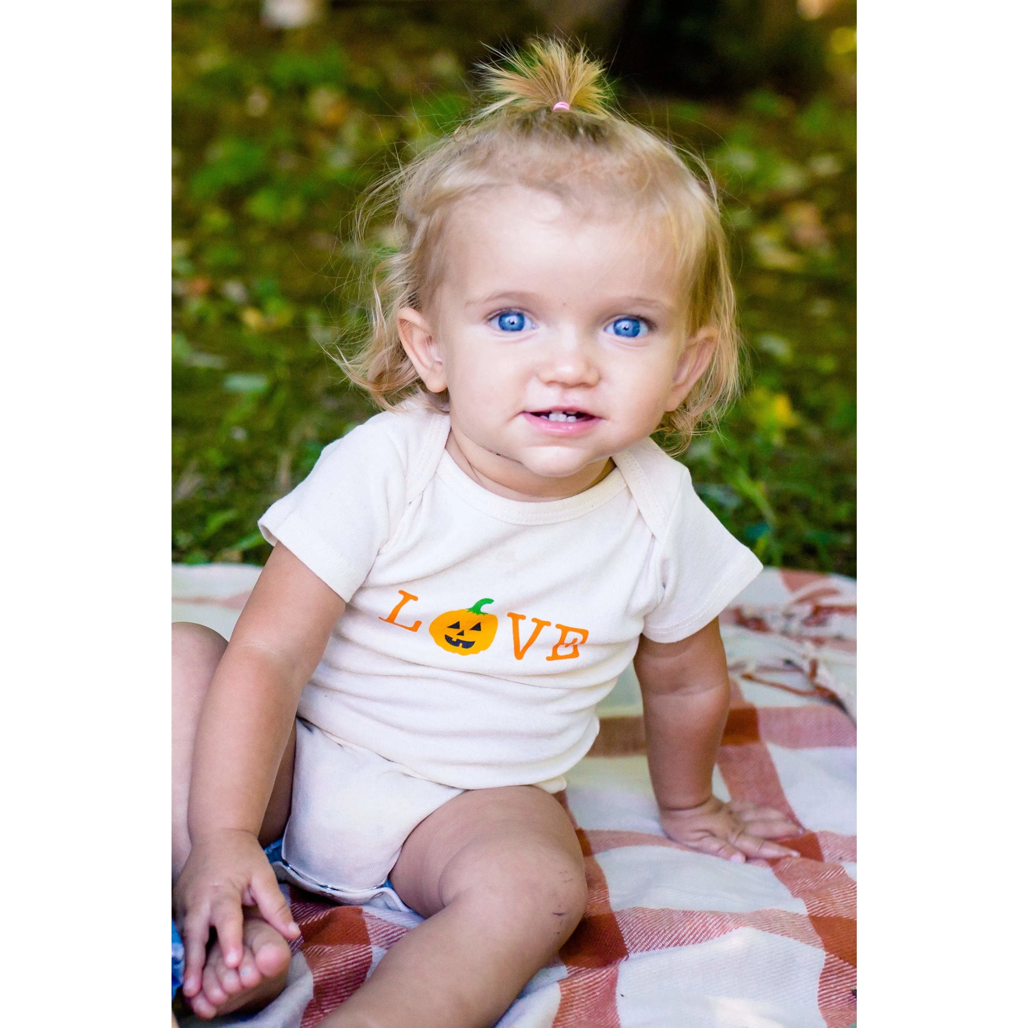 Pumpkin Love Short Sleeve Romper