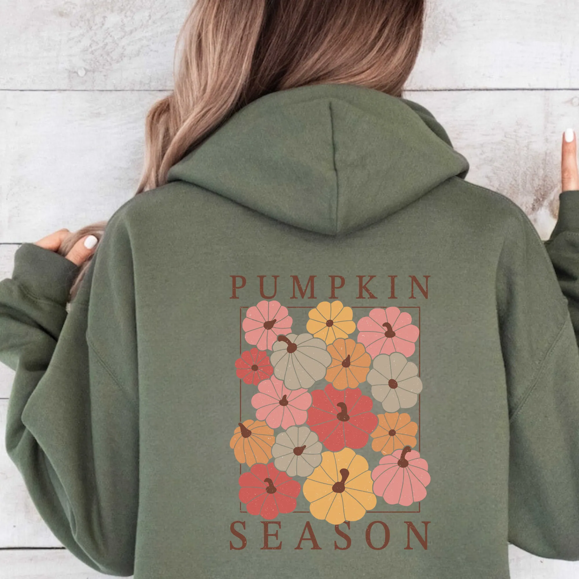 Pumpkin Season Boho Pumpkin Hoodie