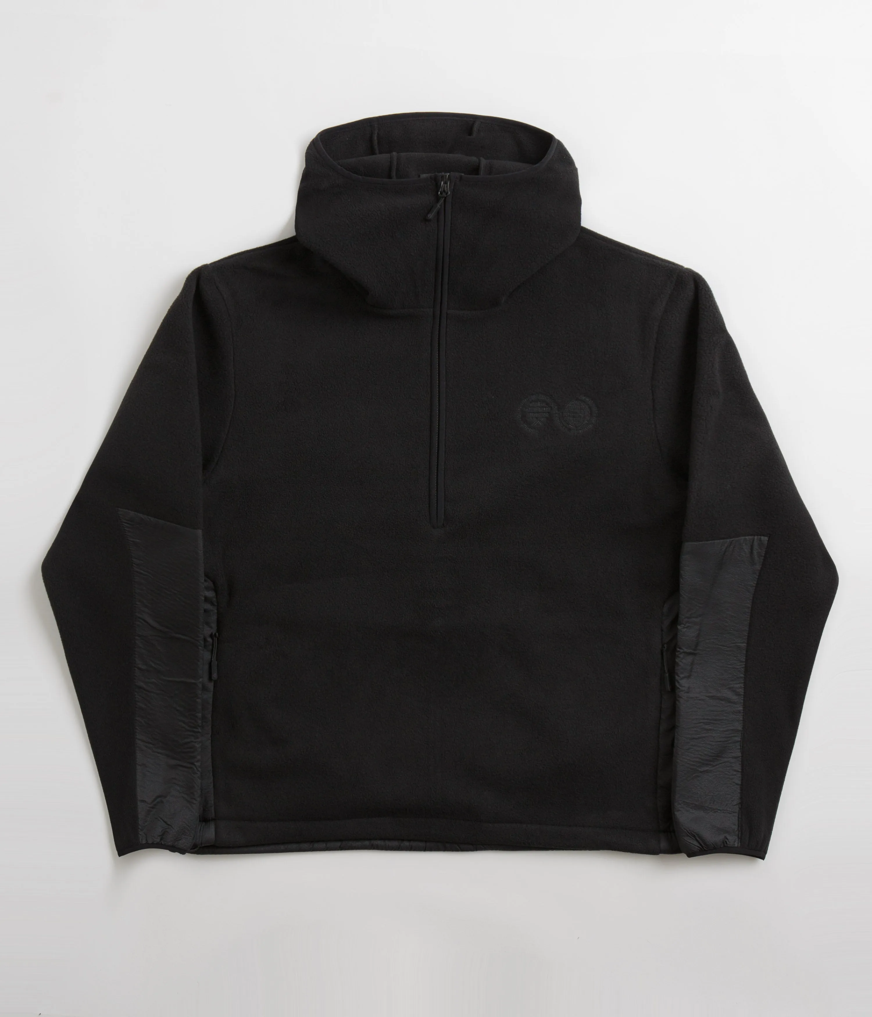 Purple Mountain Observatory Balaclava Fleece Hoodie - Black