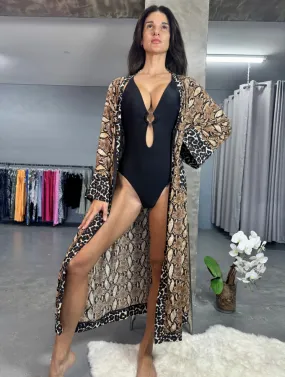 PYTHON LUXE KIMONO