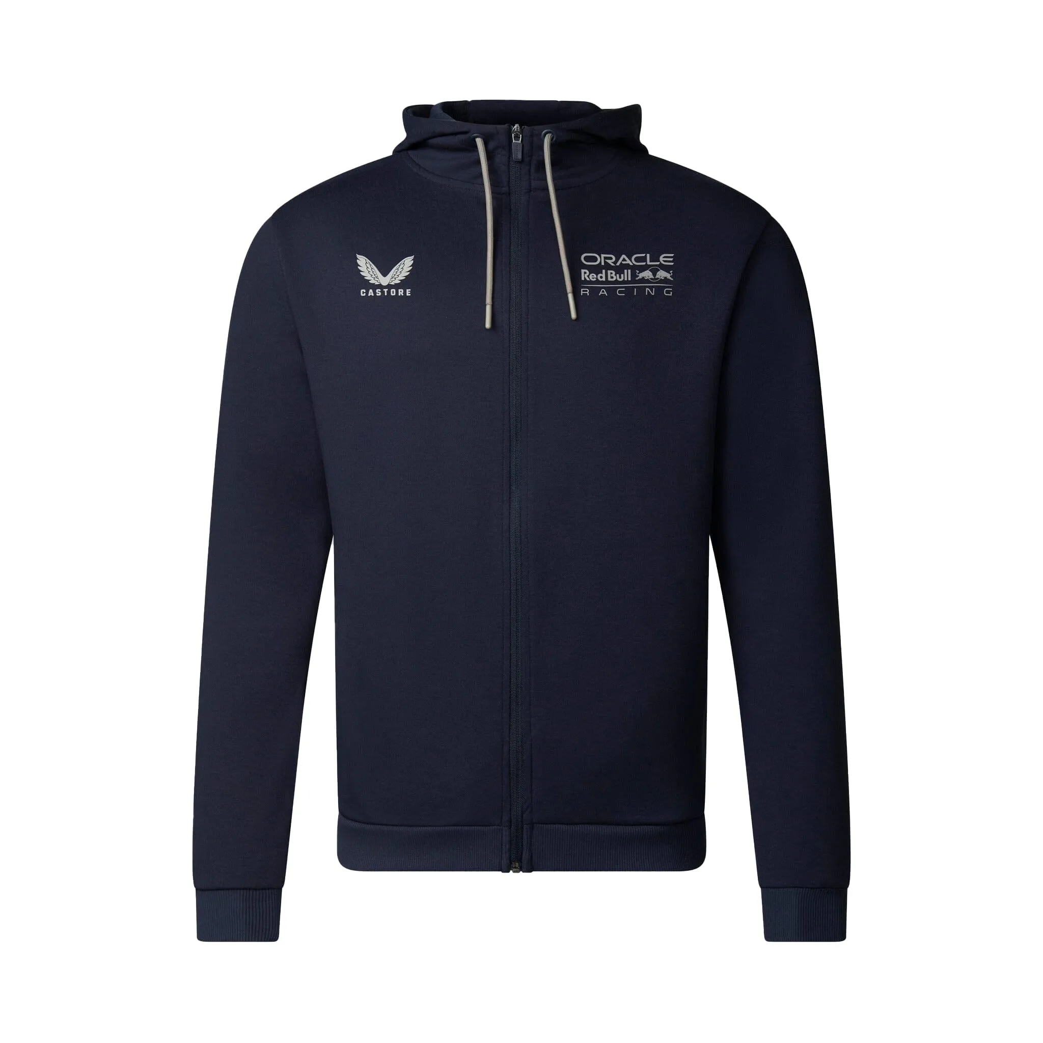 Red Bull Racing F1 Men's Lifestyle Full Zip Hoodie - Red/Navy