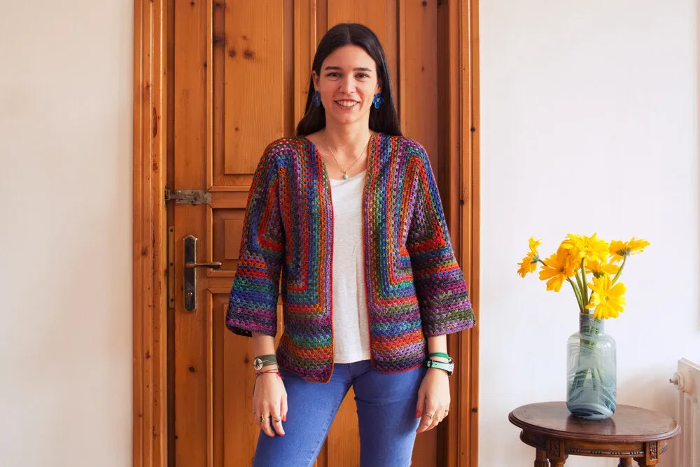 Squared Up Jacket Crochet Kit (Urth Yarns) Online Only