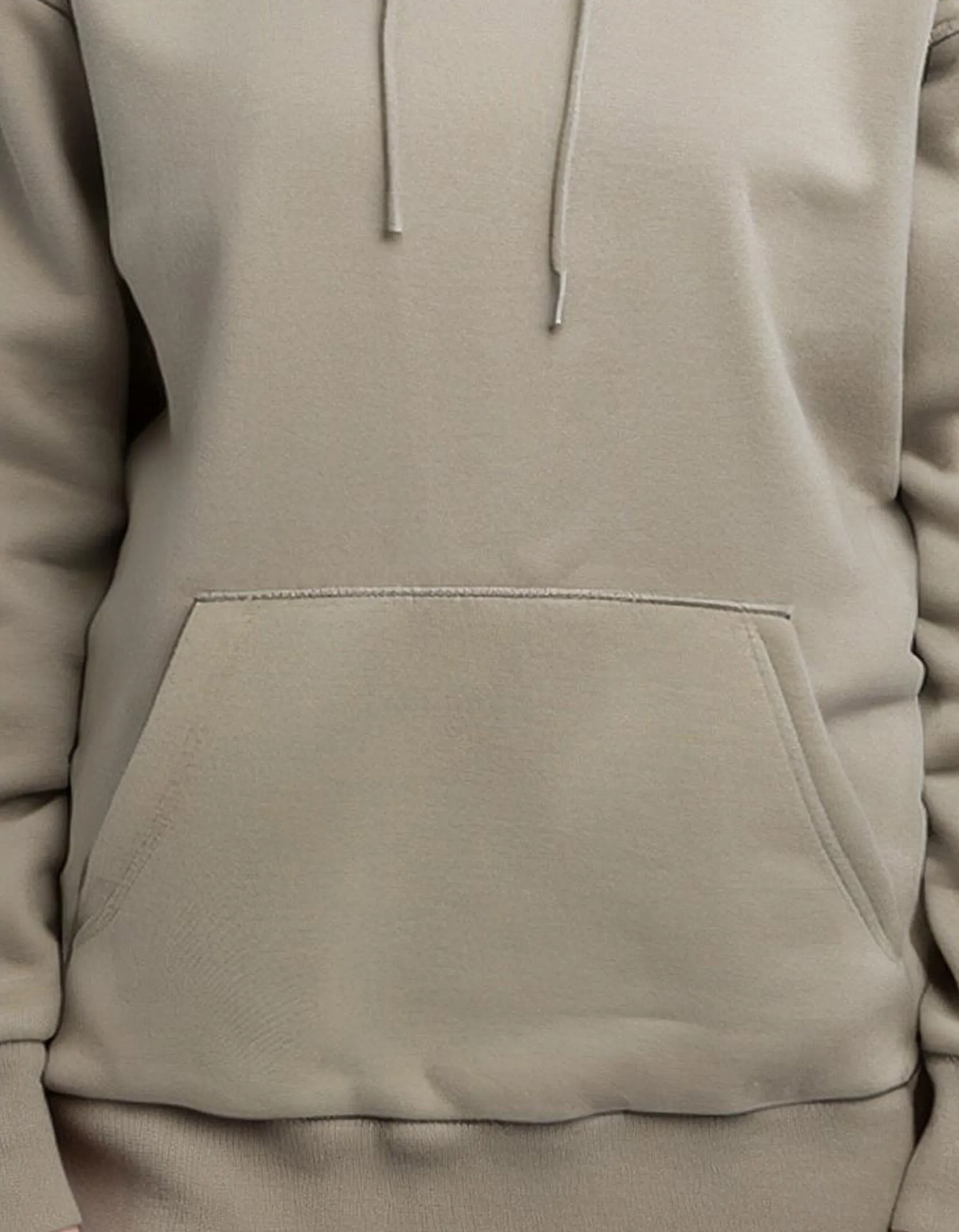 Stone Casual Beige Hoodie