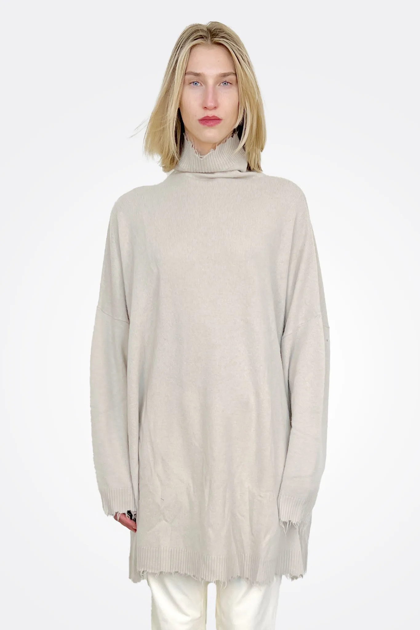 Straight Wide Sweater - Eraser