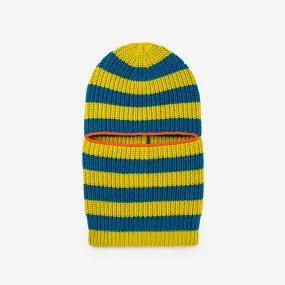 Striped Knit Balaclava