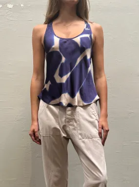 Tate Tank in Silk - Royal Giraffe *Final Sale*