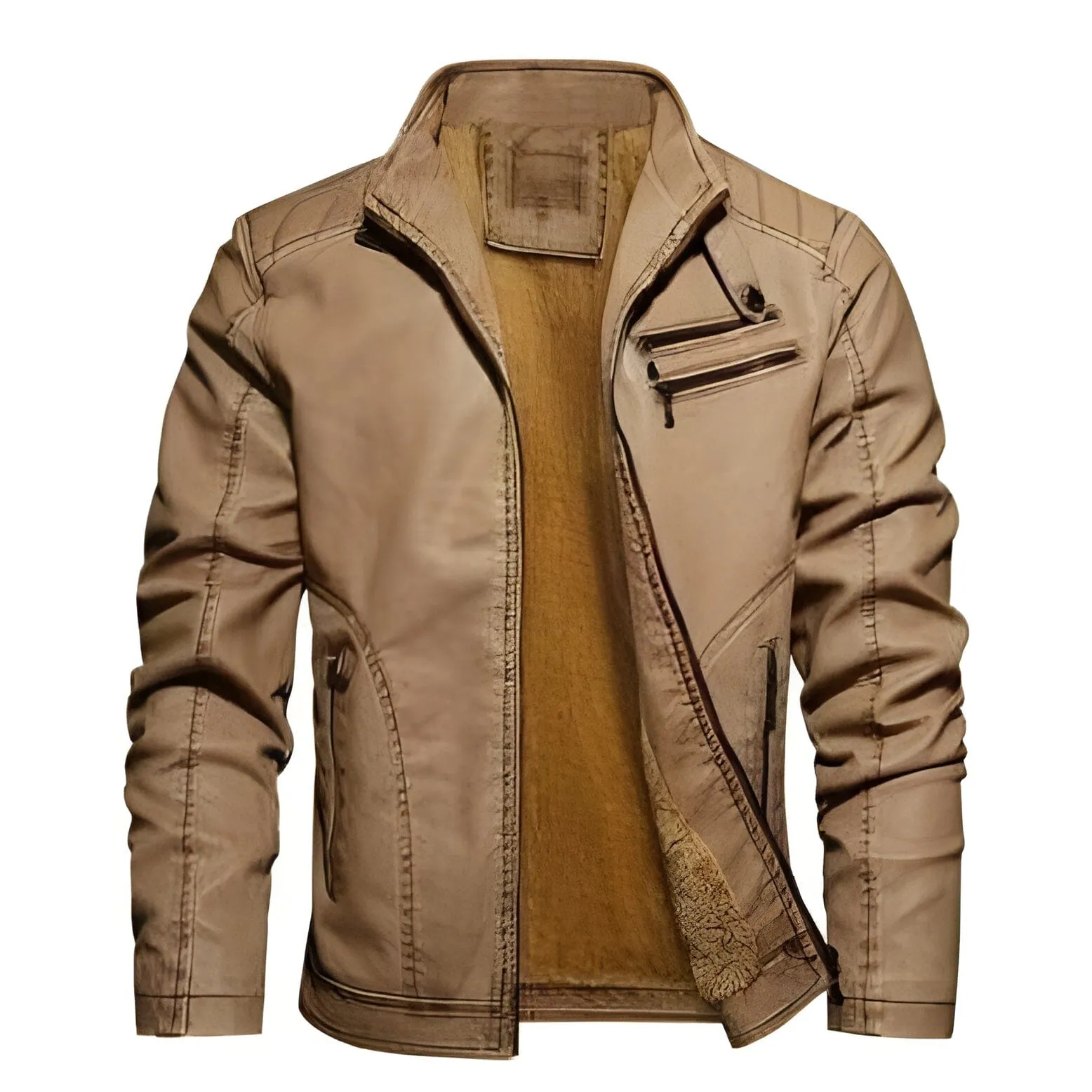 The Navigator Faux Leather Jacket - Multiple Colors