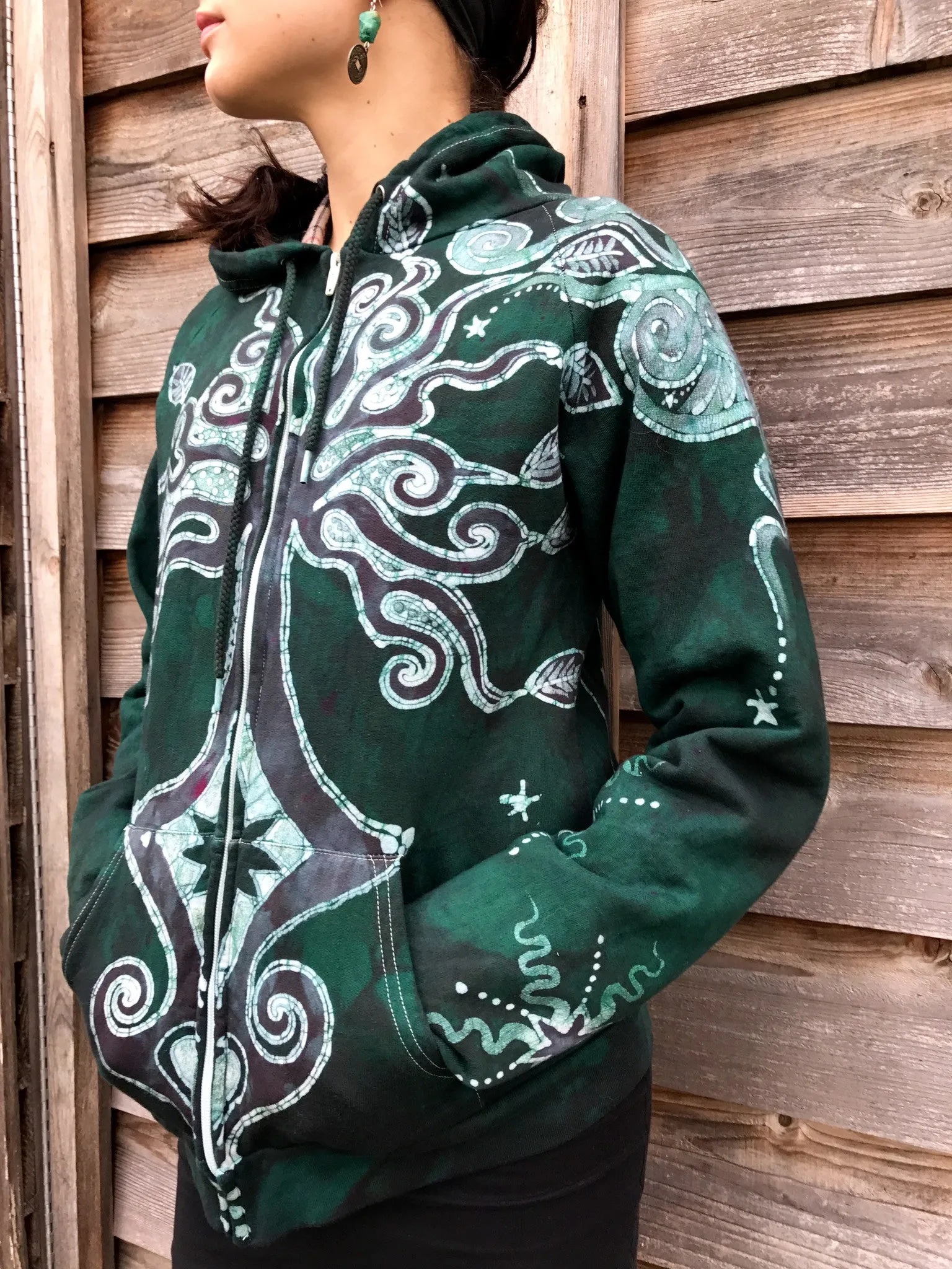 The Seed Tree Organic Cotton Batik Hoodie