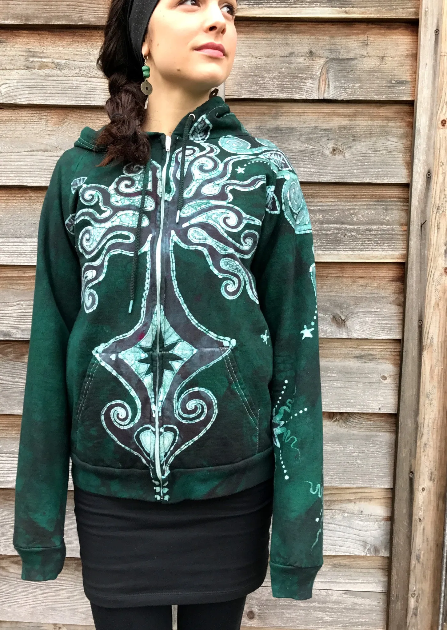 The Seed Tree Organic Cotton Batik Hoodie