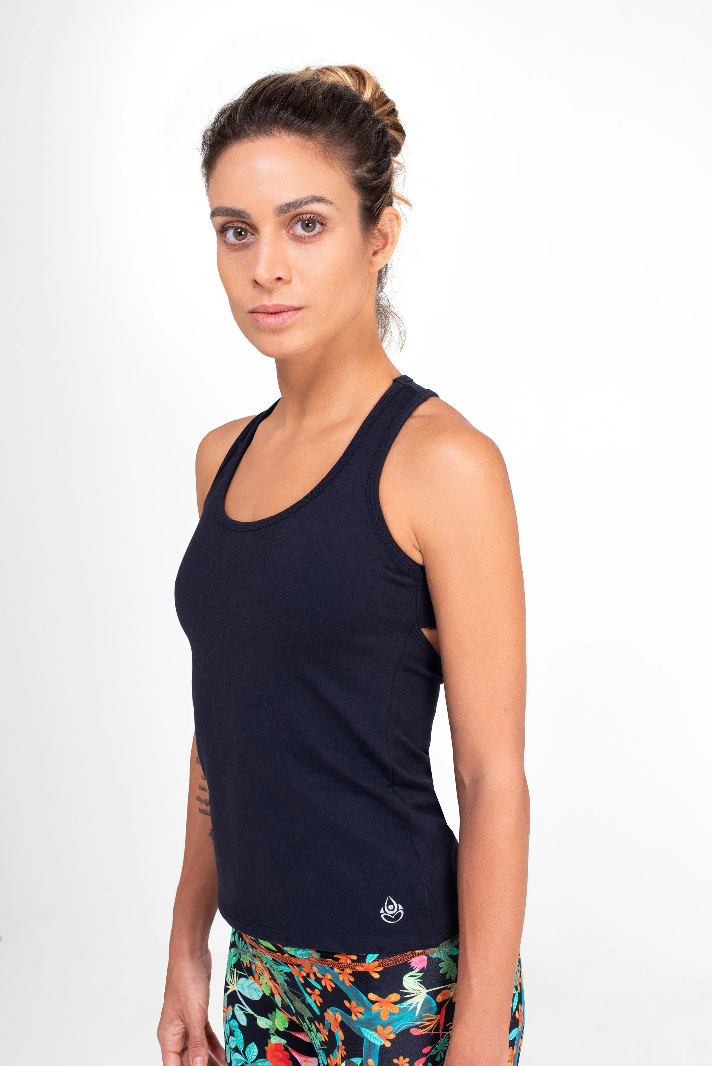 Toller Tank Top, Black, Supplex