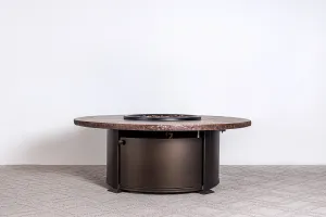 Valero 48" Round Composite Slate Fire Table (19" Height)