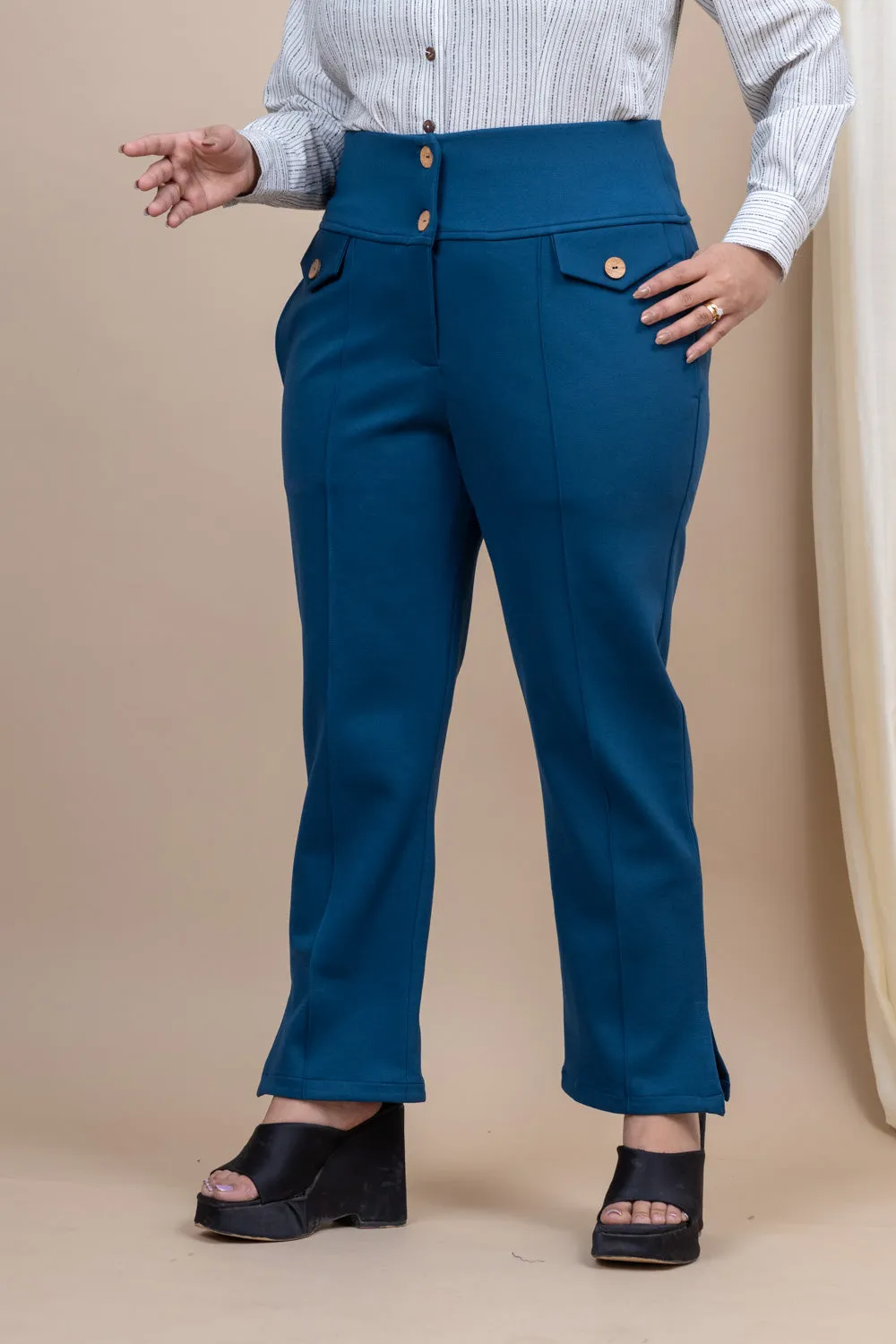 Vanguard Straight tummy shaper pants with pockets