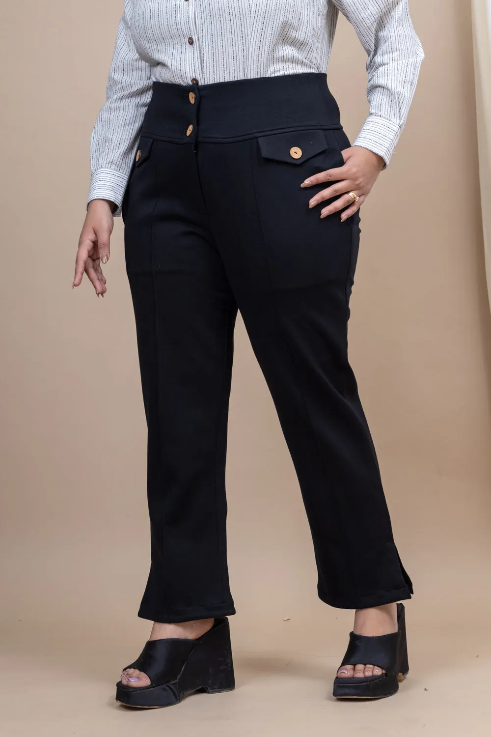 Vanguard Straight tummy shaper pants with pockets