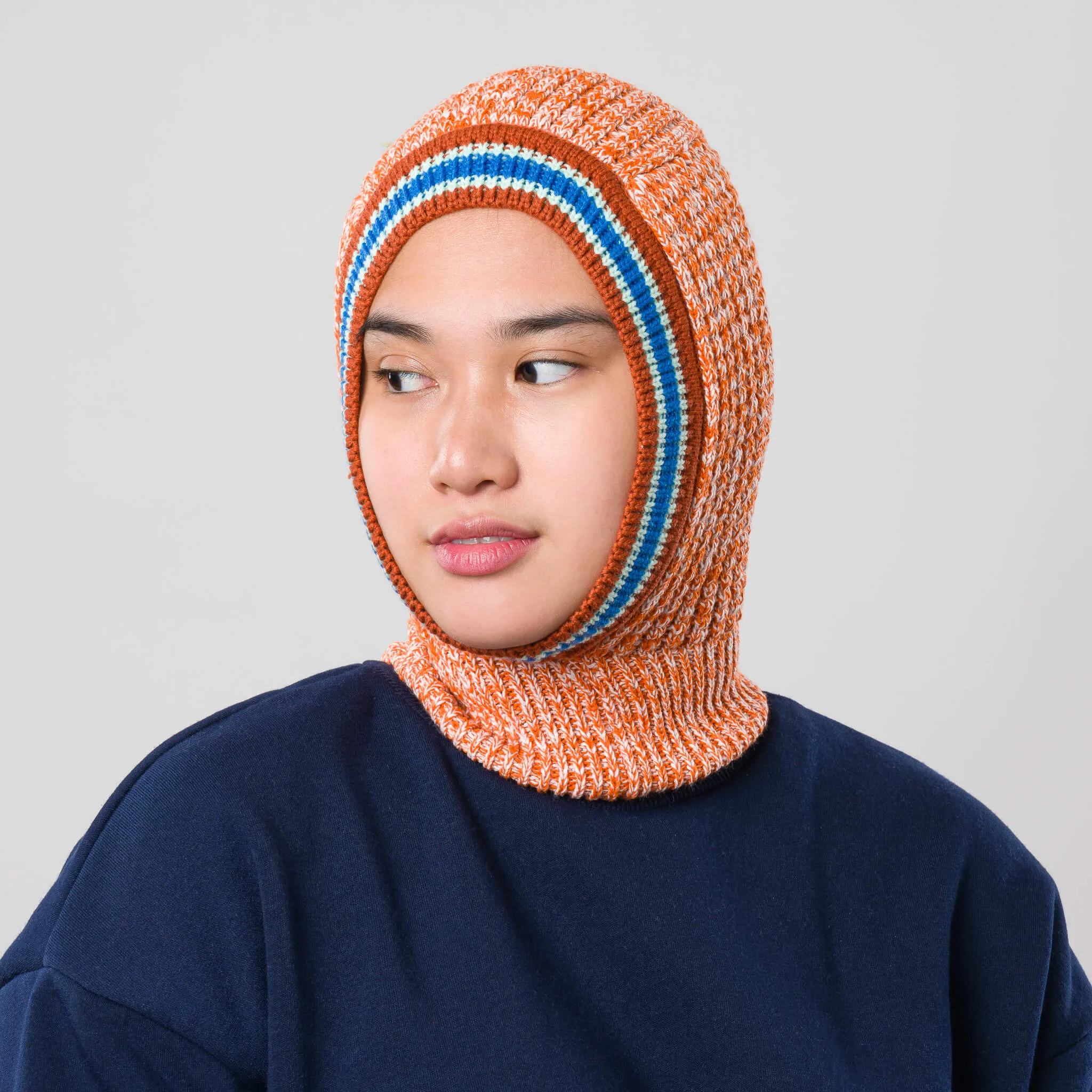 Varsity Waffle Knit Balaclava