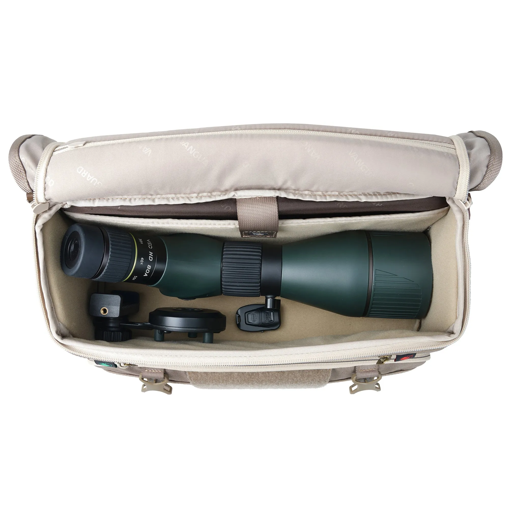 VEO RANGE 38 BG 17 Litre Shoulder Bag with Internal Travel Tripod Compartment (to 41cm folded) - Stone