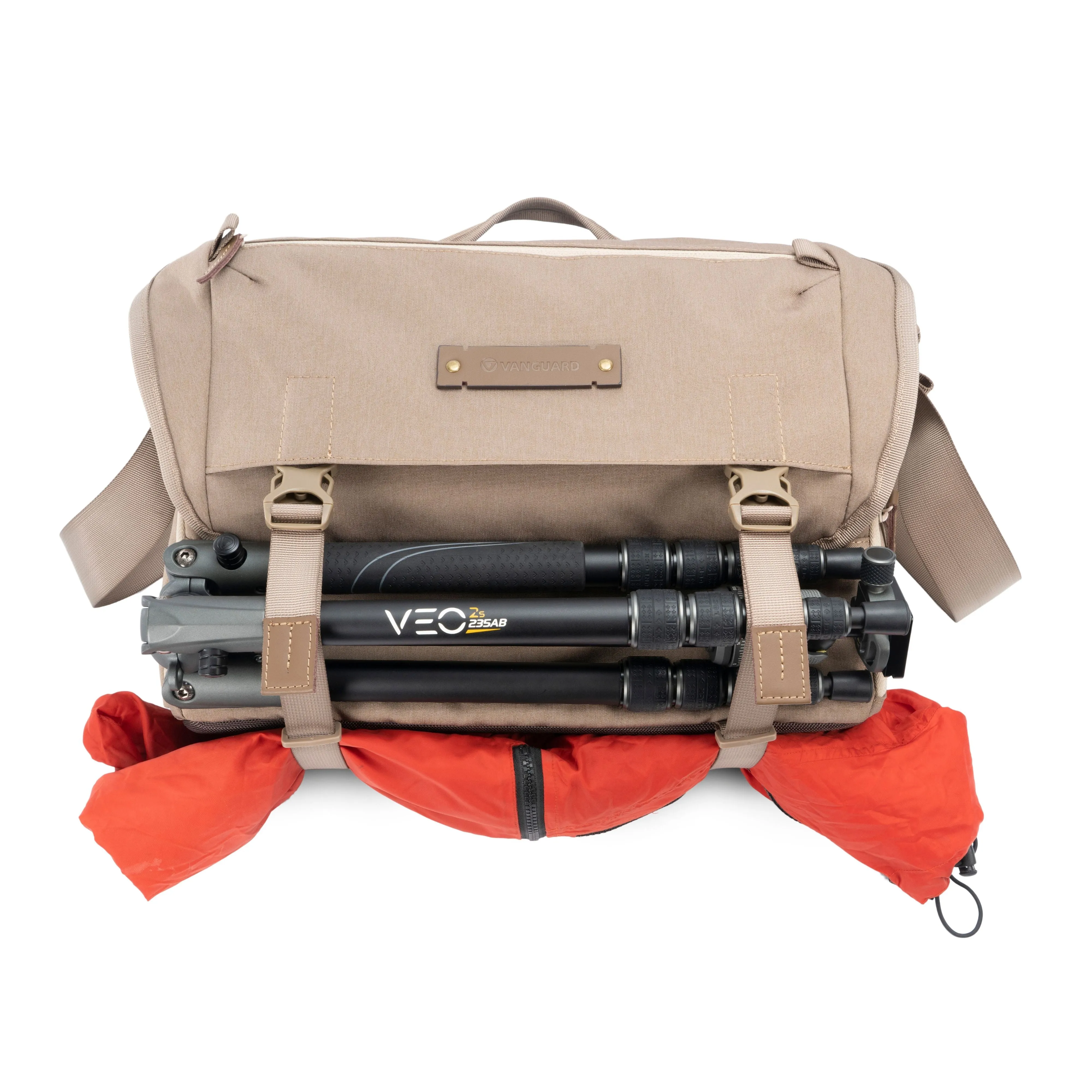 VEO RANGE 38 BG 17 Litre Shoulder Bag with Internal Travel Tripod Compartment (to 41cm folded) - Stone