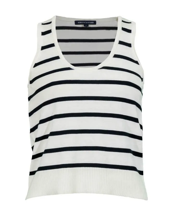 Veronica Beard Conroe Stripe Tank Top