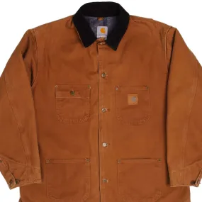 VINTAGE CARHARTT MICHIGAN CHORE LINED JACKET 1990S SIZE XL