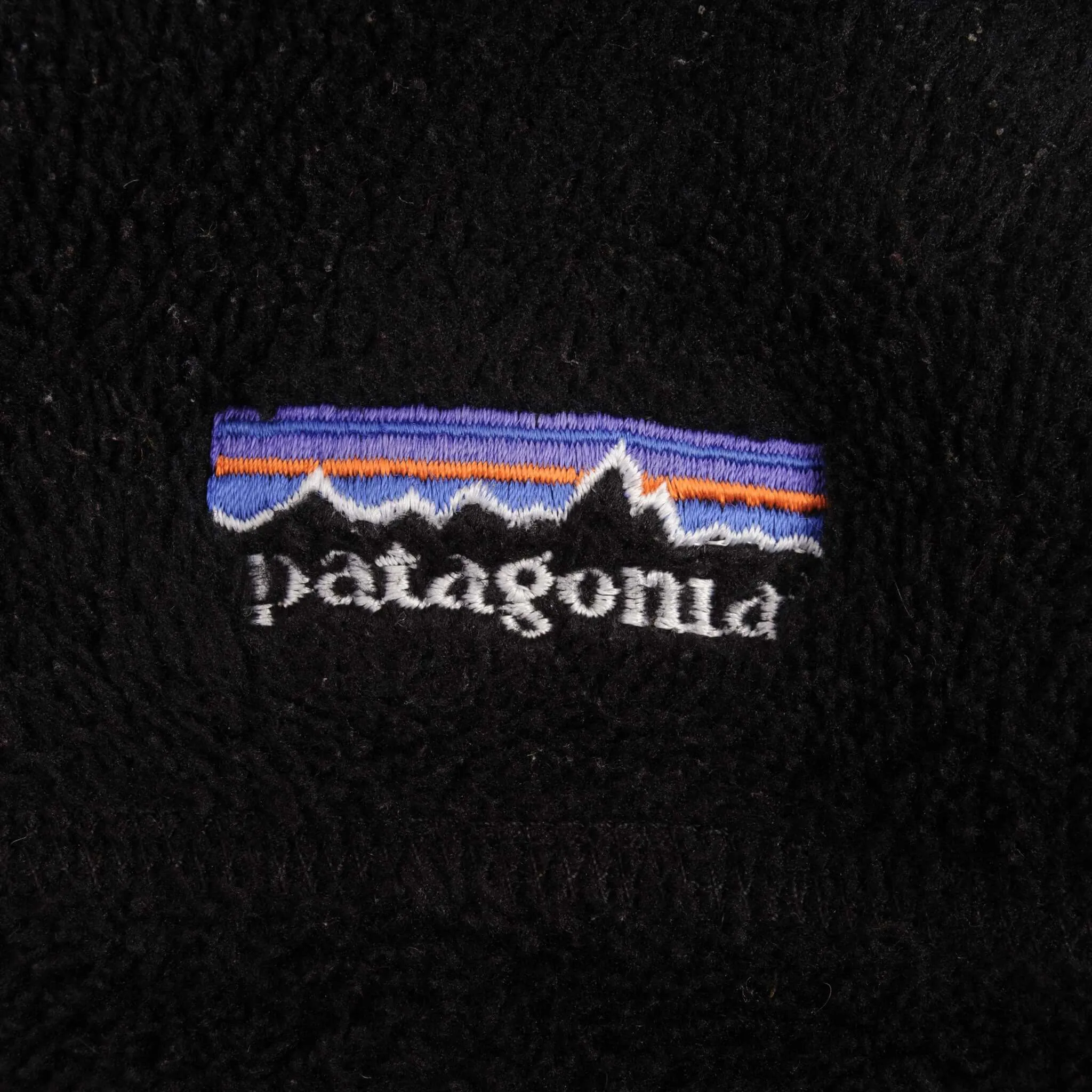 VINTAGE PATAGONIA R4 BLACK 1990S FLEECE JACKET SIZE MEDIUM MADE IN USA