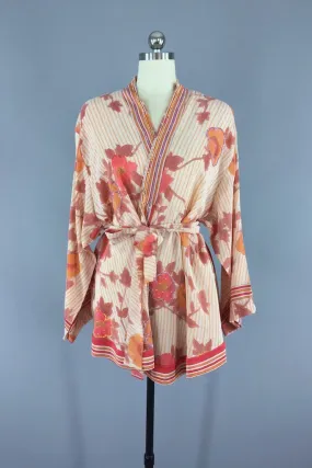 Vintage Silk Sari Cardigan