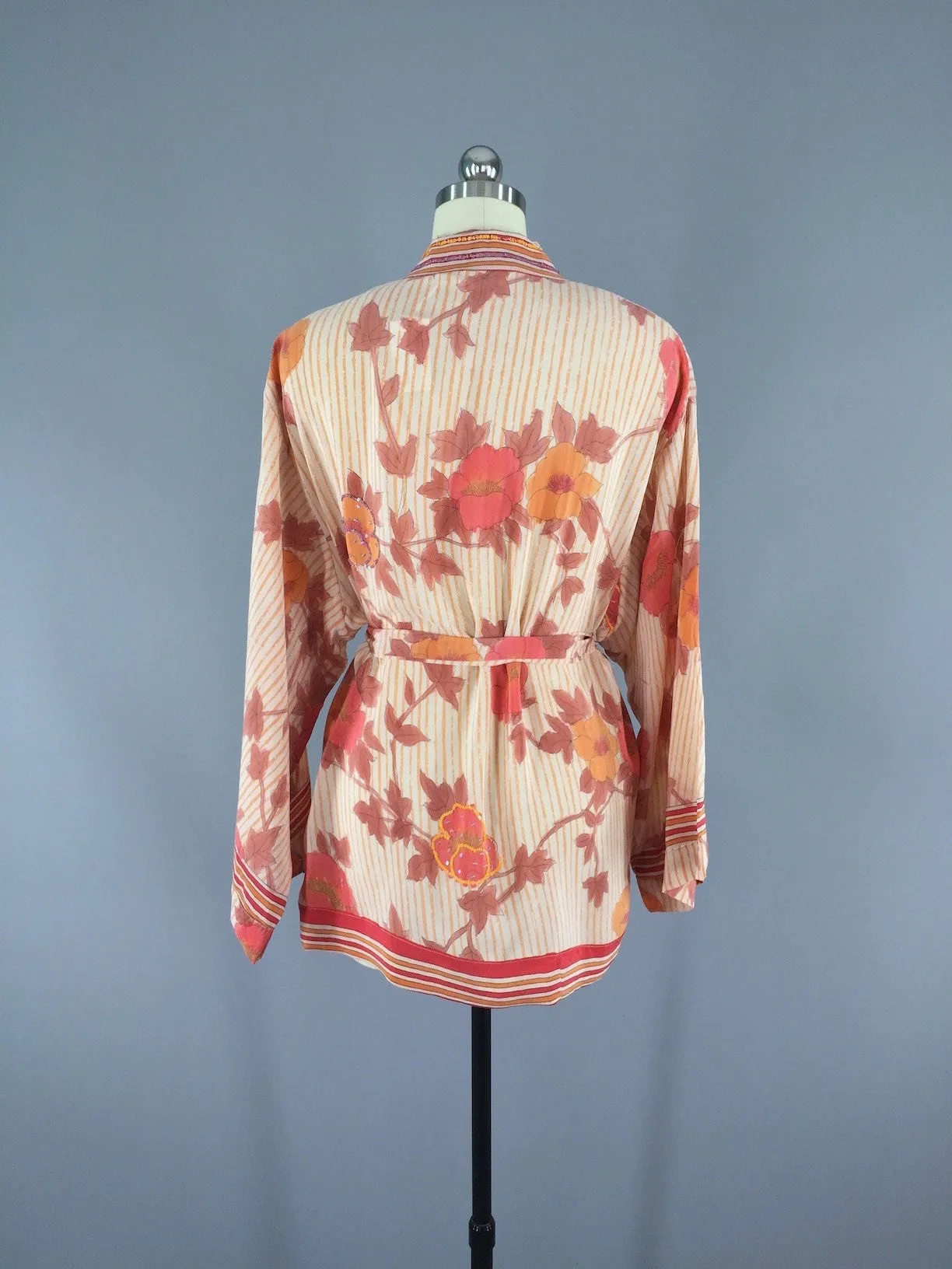 Vintage Silk Sari Cardigan