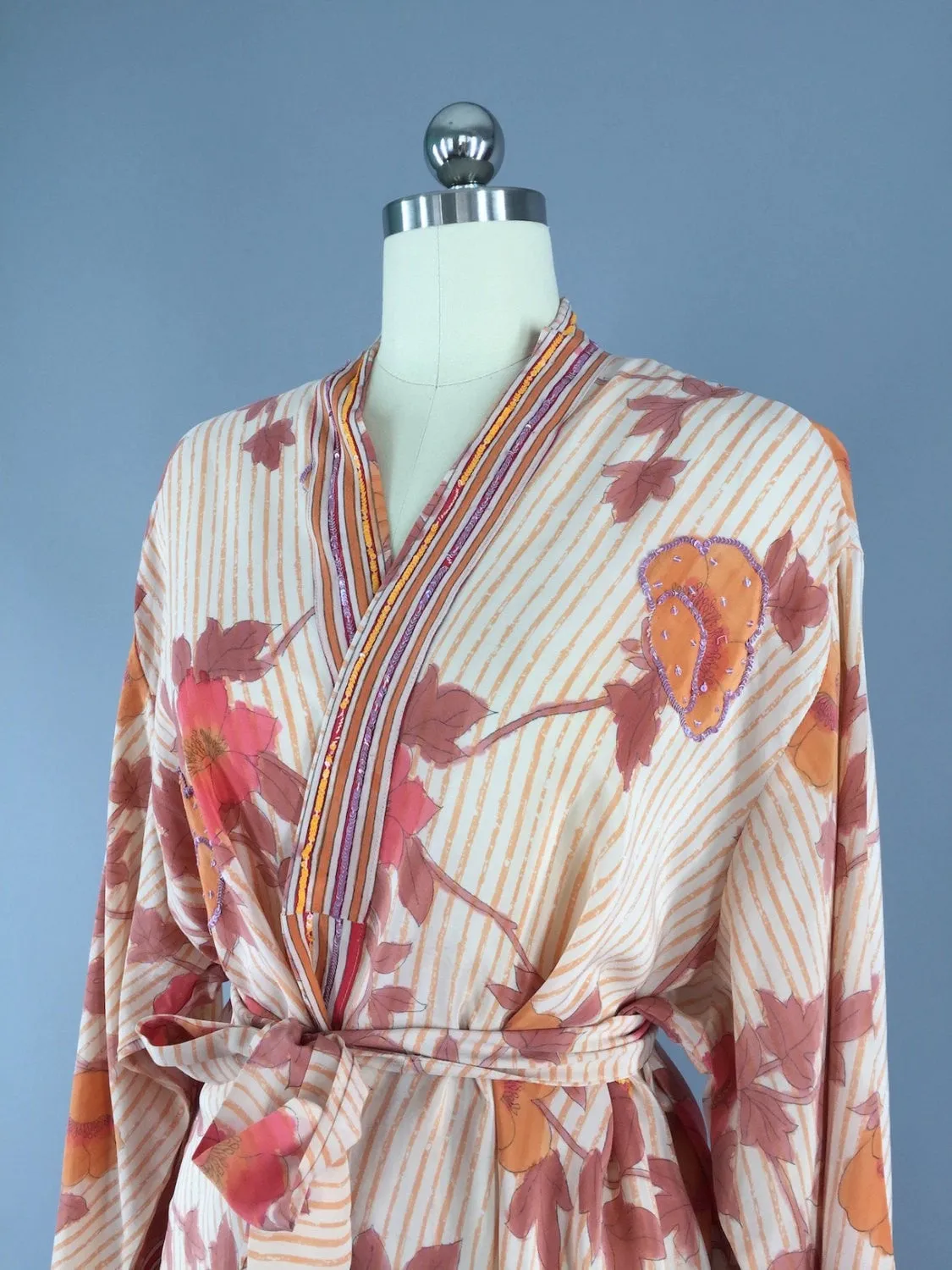 Vintage Silk Sari Cardigan