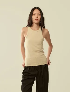 viscose ribbed tank top