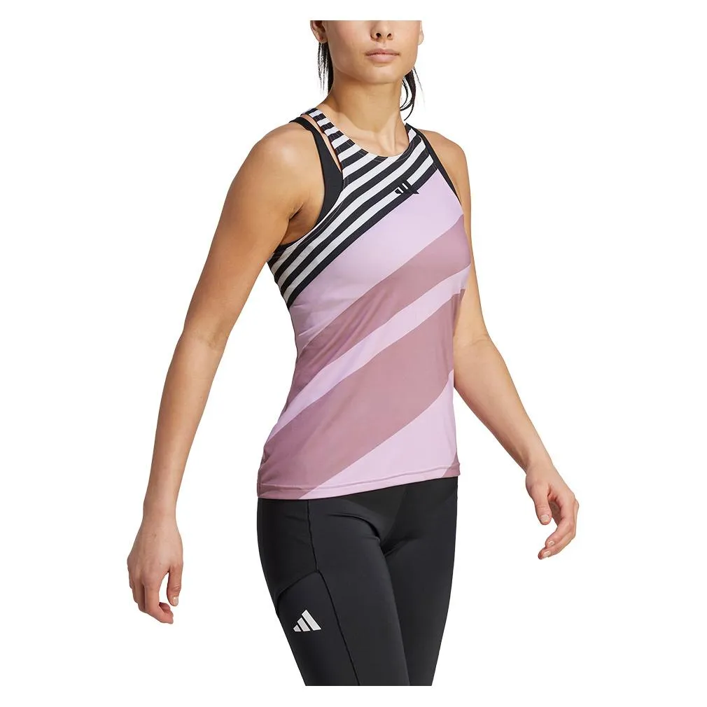 Women's Aero Ready Pro Tennis Y-Tank Bliss Lilac