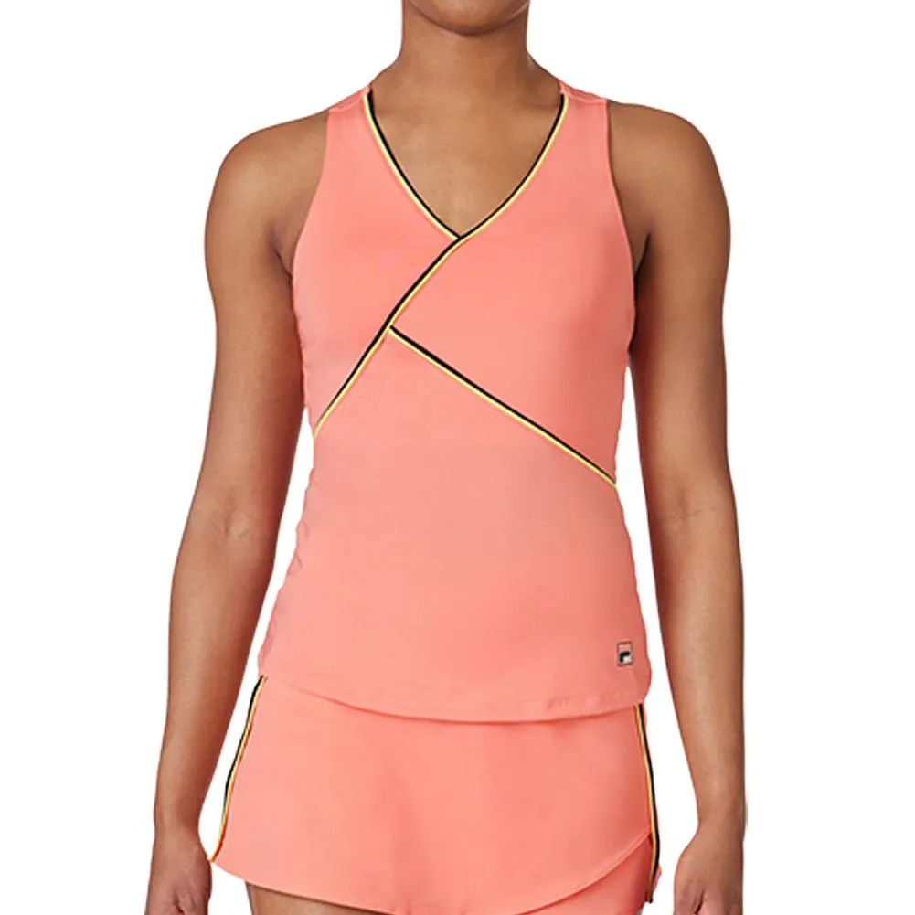 Womens Backspin Racerback Tennis Tank