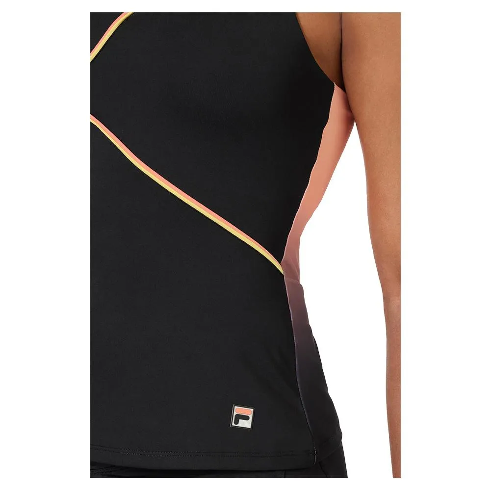 Womens Backspin Racerback Tennis Tank