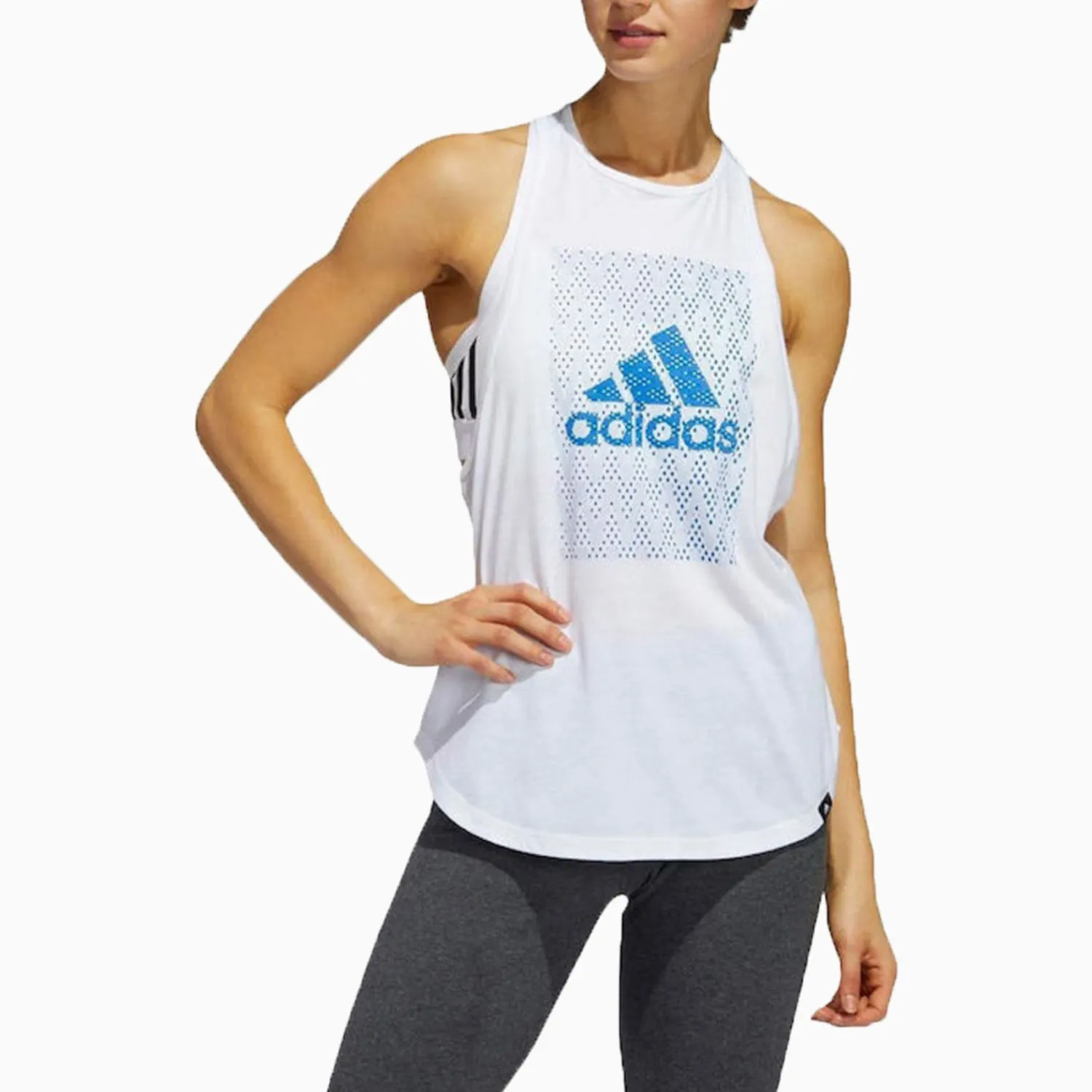 Women's Badge Of Sport Graphic Sleeveless Sports Top