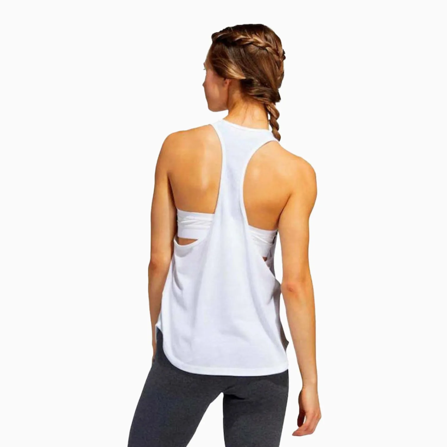 Women's Badge Of Sport Graphic Sleeveless Sports Top