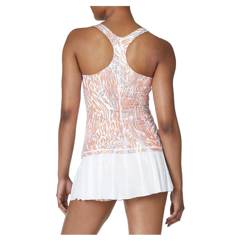 Womens Deuce Court Printed Racerback Tennis Tank Animal