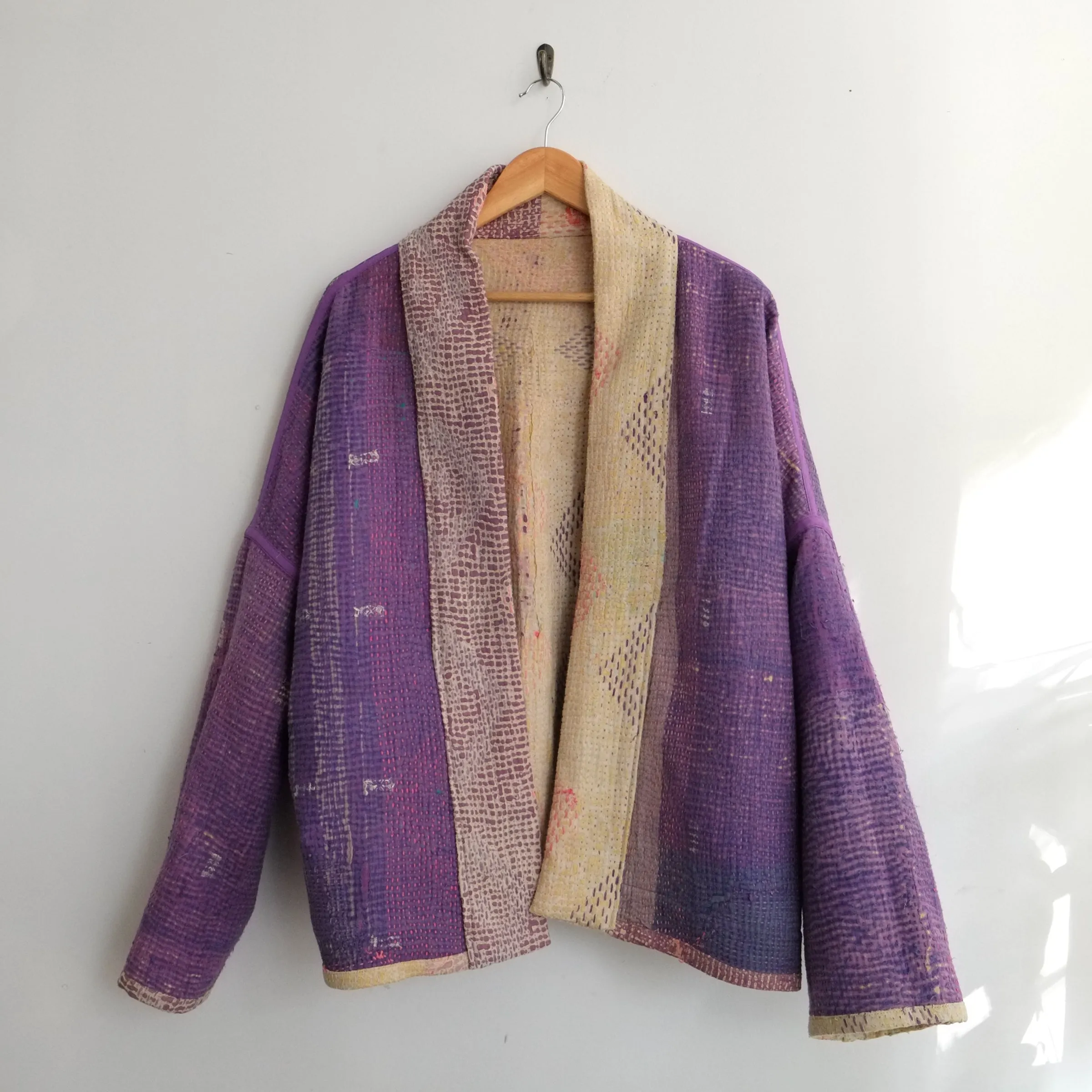 XXL Tan, Yellow and Purple with Diamond Embroidery Anoushka Jacket LS003